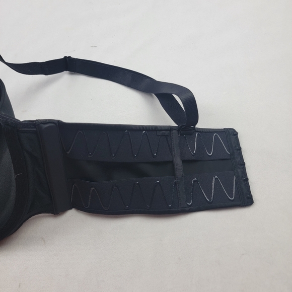 Cacique black adjustable strap / strapless / multi way lightly padded bra 40DDD - Picture 9 of 11